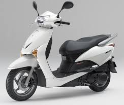 White Honda Lead 110 CC